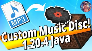 How to Make CUSTOM Minecraft Java 120 MUSIC DISCS Epic Music Disc Java 1204 Trick [upl. by Braden]