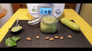 Pesto di zucchine mandorle e basilico per bimby TM6 TM5 TM31 [upl. by Gypsie]