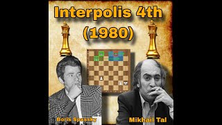 Tal vs Spassky 1980  Tal uses best weapons vs Spassks  chessclub0 [upl. by Claudetta]