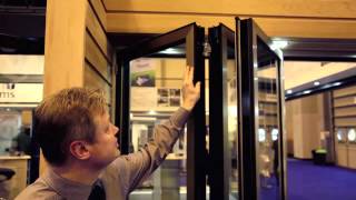 IDSystems  Sunflex SF75 bifolding door [upl. by Yrreb429]