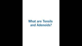 What are tonsils and adenoids [upl. by Naillij]