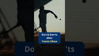 Tennis Elbow Care Tips Dos and Donts shorts [upl. by Tertia]