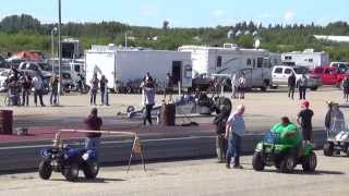 Interlake Dragway Bracket Racing Highlights 2013 [upl. by Ahsilif383]