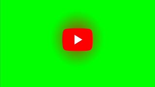 YouTube logo pop up green screen animation  not copyright [upl. by Yllim]