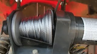 Harbor Frieght 2500 Winch  Failure [upl. by Stringer]