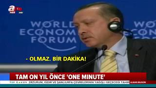 Başkan Erdoğanın Davos’taki one minute çıkışının 10 Yılı  A Haber [upl. by Namlak]