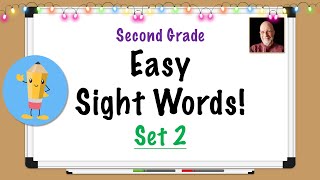 Second Grade Easy Sight Words  Set 2 [upl. by Aicilra909]