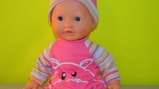 My Cute Talking Baby Doll Baby Doll That looks Real How to dress up and play with baby dolls [upl. by Granese]