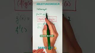 KETTENREGEL ANWENDEN youtubeshorts maths derivative [upl. by Camden]