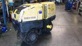 Wacker Nueson Trench Compactor Drum Roller Lombardini Diesel Parts or repair [upl. by Attenrad]