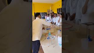 Electroplating of metal  class 12th chemistry lab [upl. by Aleinad]