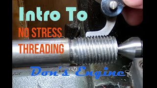 Intro to No Stress Threading How to get started in single point threading [upl. by Albarran]