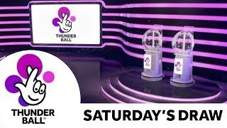 The National Lottery ‘Thunderball draw results from Saturday 18th May 2019 [upl. by Ahsyt839]