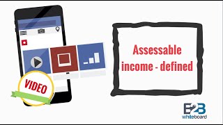 Assessable income  defined [upl. by Aydni]