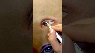 Realistic Eye 👁 realistic eyedrawing colorpencil shortvideo [upl. by Ahseyd640]