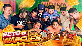 🔥RETO QUIEN COME MAS RAPIDO WAFFLES CON EL CREW RETOJORJAIS🔥 [upl. by Berg]