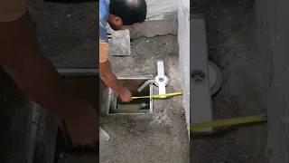 Installing a drain in preparation for installing a shower stall diy construction ceramics stone [upl. by Blackstock764]