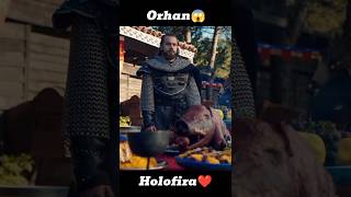 ORHAN BEY🔥SAVES HOLOFIRA🥹FROM COMMANDER LUCAS😱shorts kurulusosman turkishdrama fyp love orhol [upl. by Annaihs]