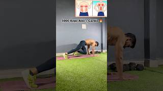 Abs  cardio workout at home absworkout cardioworkout cardio fatloss fitness [upl. by Eterg565]