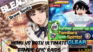 Bleach Brave SoulsNew Christmas Nemu Vs Both Ultimate Difficulty Bambietta Raids [upl. by Alyce]