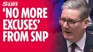 FERRY FIASCO SNP shamed at PMQs and told by Keir Starmer No more excuses [upl. by Eednac]