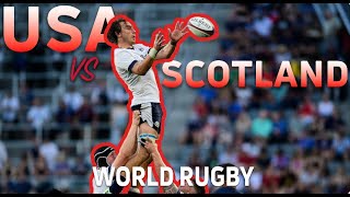 USA Rugby vs Scotland  Full Match Replay America Series [upl. by Mack]