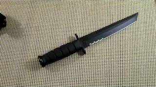 KaBar Tanto Fighting Knife Overview [upl. by Eibloc883]