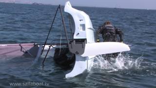 How to Sail  Capsize a 2 person sailboat [upl. by Eeralih]