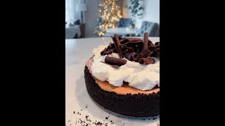 French Silk Pie with Oreo Crust topped with Homemade Whipped Cream Classic Salt [upl. by Yekciv]