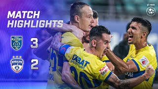 Highlights  Kerala Blasters FC 32 Bengaluru FC  MW 10 Hero ISL 202223 [upl. by Emorej]