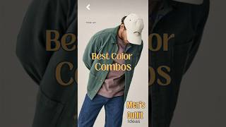 Mens new color combos stylingtips colorcombos aesthetic fashiontrends colors yt togup men [upl. by Radloff704]