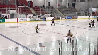 Ringuette Benjamin B pre season game StLaurent vs Vaudreuil [upl. by Delphina]