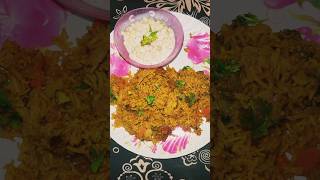 Veg biryani recipe  cooker recipes dinner recipes shorts youtubeshorts food viral mediumspicy [upl. by Georgeta638]