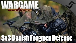 3v3 Danish Frogmen Defense  Wargame Red Dragon 3v3 Multiplayer Gameplay [upl. by Ferrel]