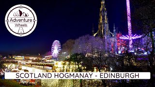 Scotland New Year Celebrations  Hogmanay in Edinburgh CC [upl. by Nedrah]