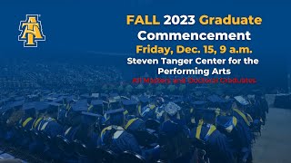 Fall 2023 Graduate Commencement Ceremony [upl. by Gerger94]