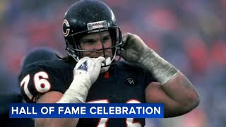 Family friends celebrate Chicago Bears legend Steve McMichaels election into Hall of Fame [upl. by Amian388]