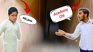 Ag choty bhai ko zabardasti academy chor kar Aya 👿👽 bohat roya 😭  Ahsan Ammar vlog [upl. by Alwitt]