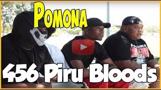 456 Island Piru Bloods at Palomares Park in Pomona CA [upl. by Eilesor]