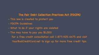 Fair Debt Collection Practices Act FDCPA [upl. by Nowd]