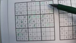 Lets Sudoku Puzzle 173 [upl. by Kristof638]