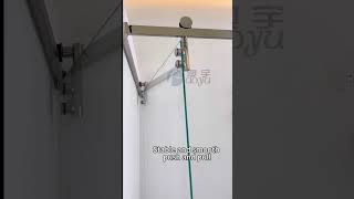 The sliding door in the small bathroom has a large openingshowerroom slidingdoorshower bathroom [upl. by Hazen]