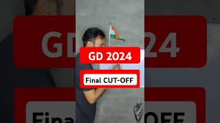 SSC GD Final CUTOFF 2024🔥 [upl. by Reivaz]