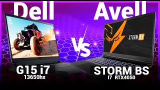 Dell G15 i7 13650hx vs Avell STORM BS I7 RTX4050  Lançamentos [upl. by Jansson]