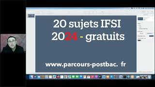 Préparation concours infirmier 2025 avec tous les sujets IFSI tombés en 2024 Sujets corrigés [upl. by Yartnod92]