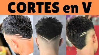 CORTE DE PELO MODERNOS PARA HOMBRES 2023 DESVANECIDOS EN V TAPER FADE [upl. by Nikolaus]