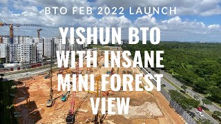 Yishun BTO Feb 2022 Launch  Yishun Boardwalk amp Grove Spring Onsite Review [upl. by Gray]