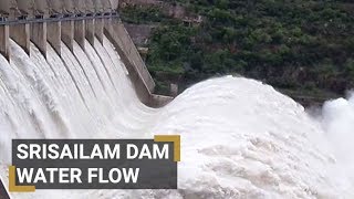 Srisailam Dam gates open [upl. by Eidnahs238]