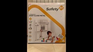 SAFETY EASY CLOSE METAL CANCELLO PER BAMBINI [upl. by Yeslek]