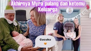 BRINGING BABY HOME  Reaksi keluarga pertama kali ketemu Myra [upl. by Lleraj]